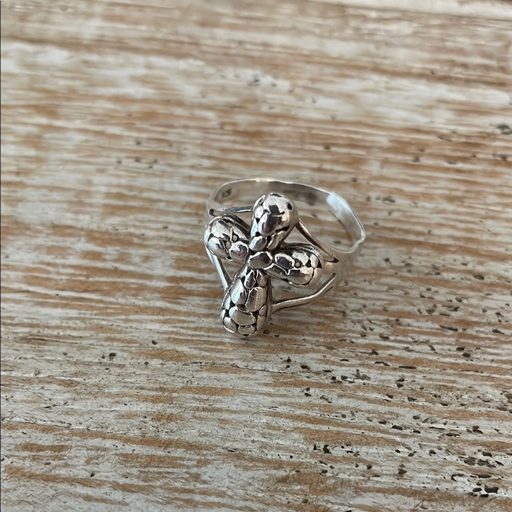 SOLD! Silver Cross Ring